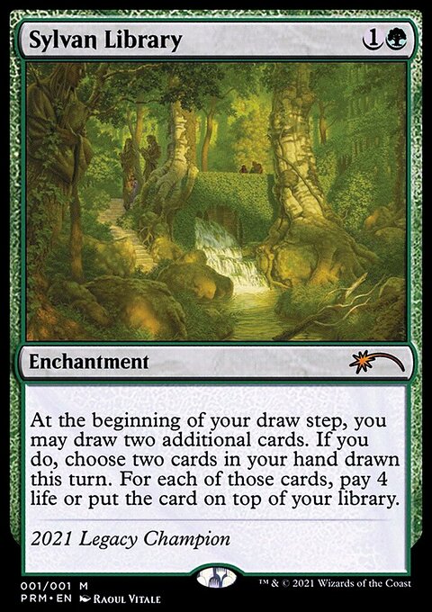 Sylvan Library, Legacy Championship #2021C, Magic: The Gathering card