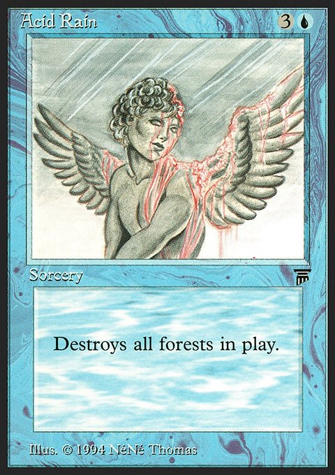 Acid Rain, Legends #44, Magic: The Gathering card