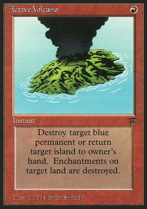 Active Volcano, Legends #130, Magic: The Gathering card