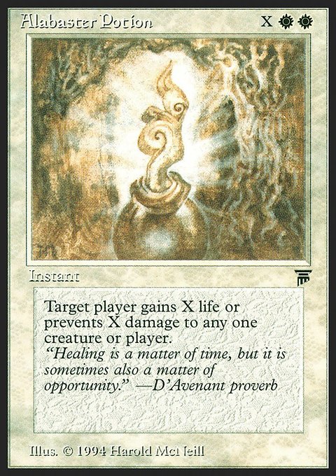 Alabaster Potion, Legends #2, Magic: The Gathering card