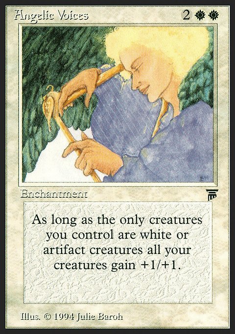 Angelic Voices, Legends #4, Magic: The Gathering card