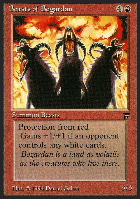 Beasts of Bogardan, Legends #133, Magic: The Gathering card