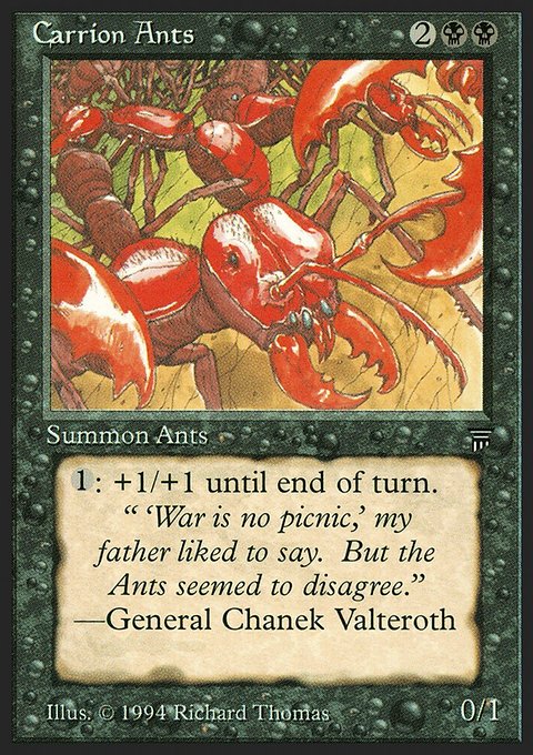 Carrion Ants, Legends #90, Magic: The Gathering card