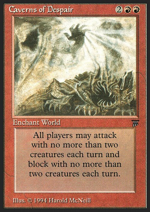 Caverns of Despair, Legends #136, Magic: The Gathering card