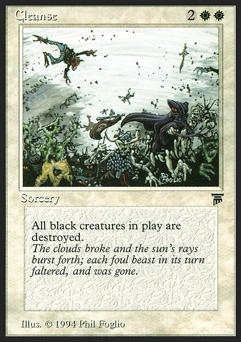 Cleanse, Legends #5, Magic: The Gathering card