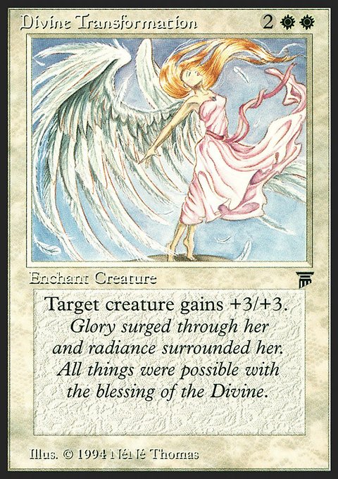 Divine Transformation, Legends #10, Magic: The Gathering card