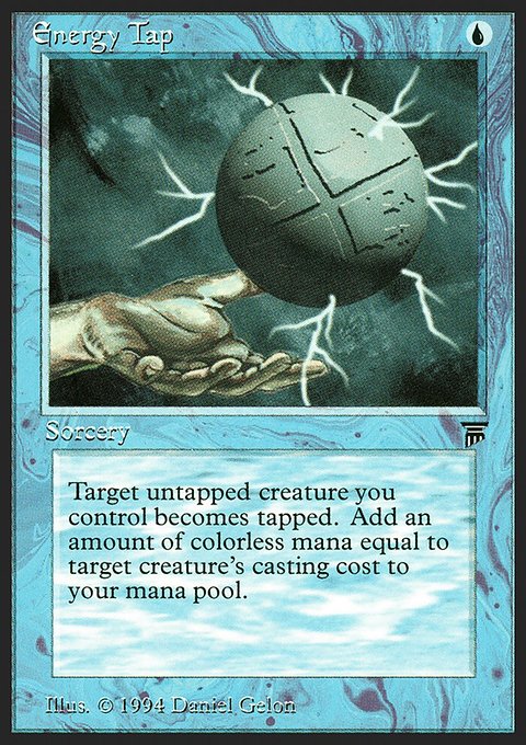 Energy Tap, Legends #54, Magic: The Gathering card