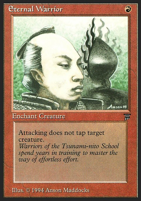 Eternal Warrior, Legends #144, Magic: The Gathering card