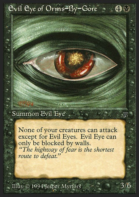 Evil Eye of Orms-by-Gore, Legends #96, Magic: The Gathering card