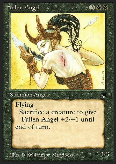 Fallen Angel, Legends #97, Magic: The Gathering card