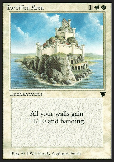Fortified Area, Legends #14, Magic: The Gathering card