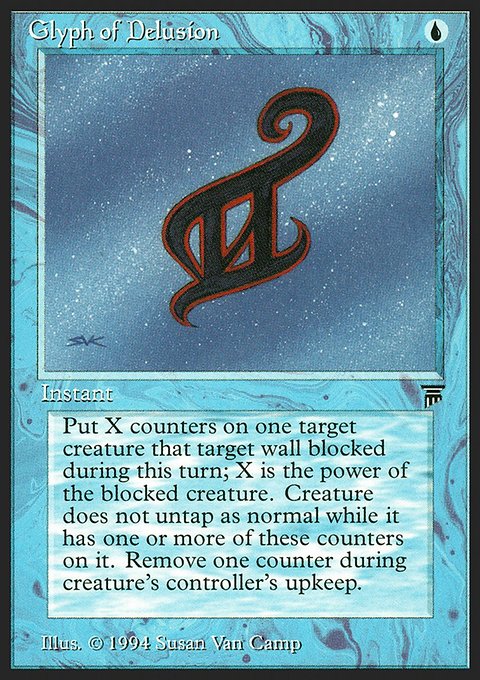 Glyph of Delusion, Legends #60, Magic: The Gathering card