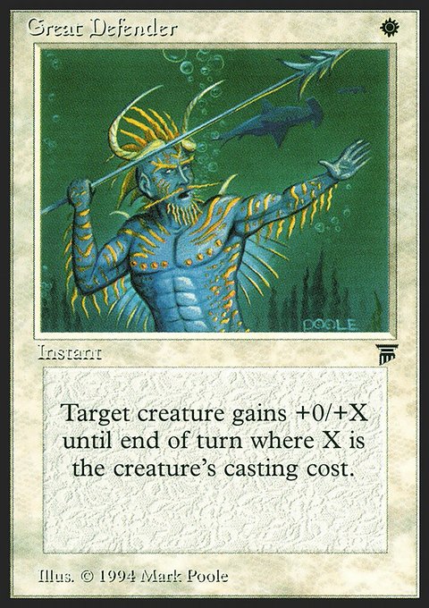 Great Defender, Legends #16, Magic: The Gathering card