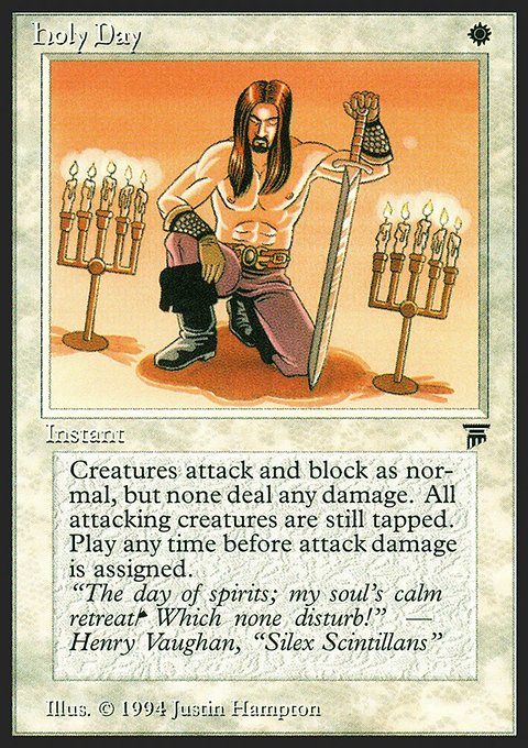 Holy Day, Legends #20, Magic: The Gathering card