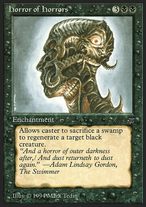 Horror of Horrors, Legends #106, Magic: The Gathering card