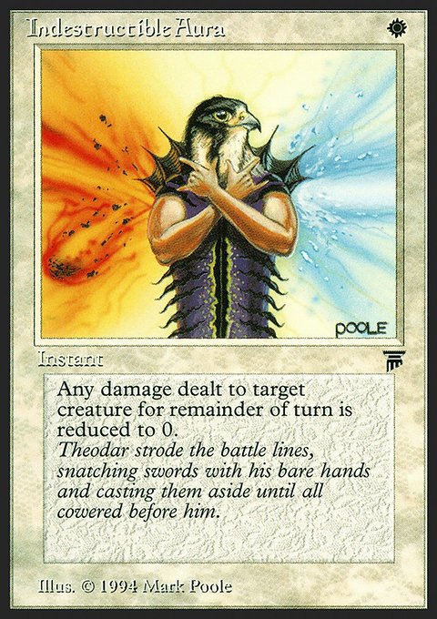 Indestructible Aura, Legends #21, Magic: The Gathering card