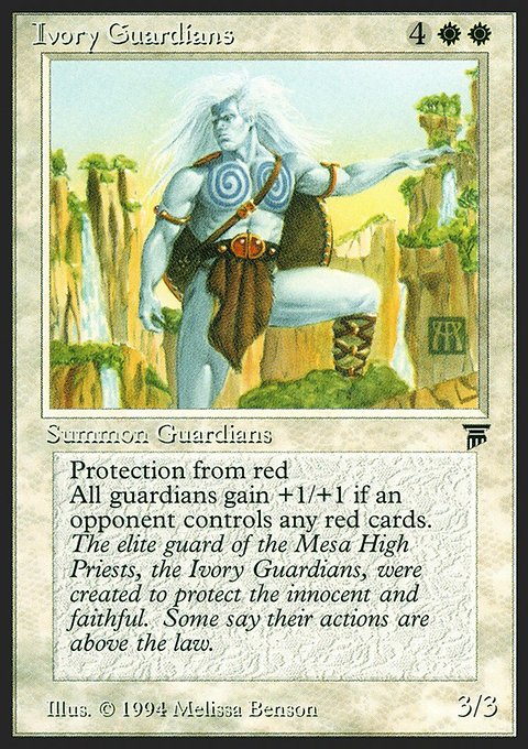 Ivory Guardians, Legends #23, Magic: The Gathering card