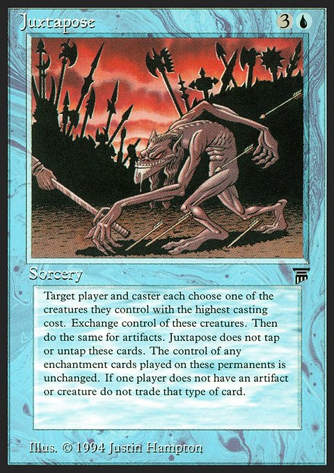 Juxtapose, Legends #63, Magic: The Gathering card