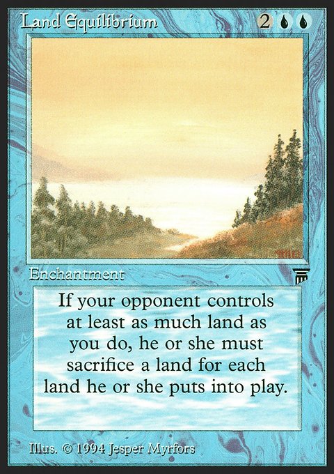 Land Equilibrium, Legends #64, Magic: The Gathering card