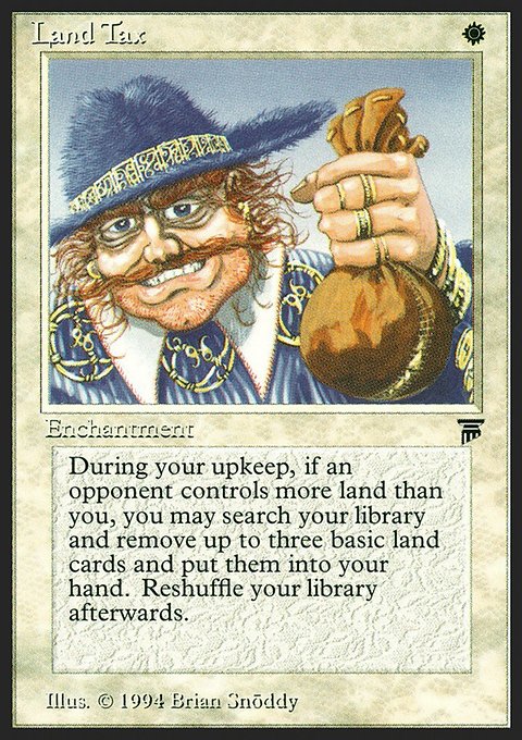 Land Tax, Legends #26, Magic: The Gathering card