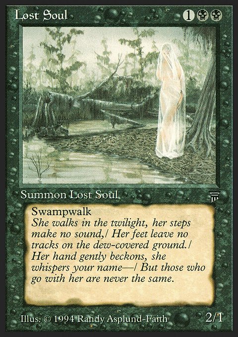 Lost Soul, Legends #111, Magic: The Gathering card