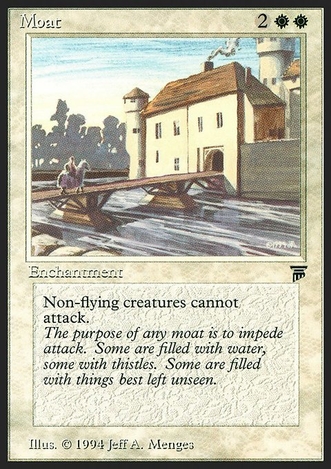 Moat, Legends #28, Magic: The Gathering card