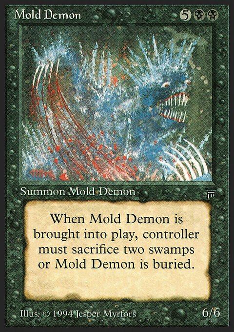 Mold Demon, Legends #112, Magic: The Gathering card