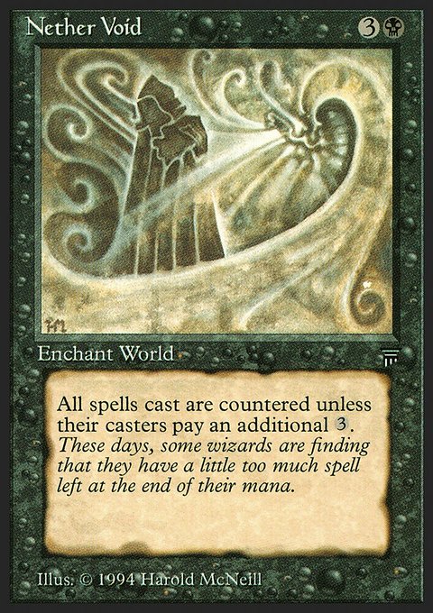 Nether Void, Legends #113, Magic: The Gathering card