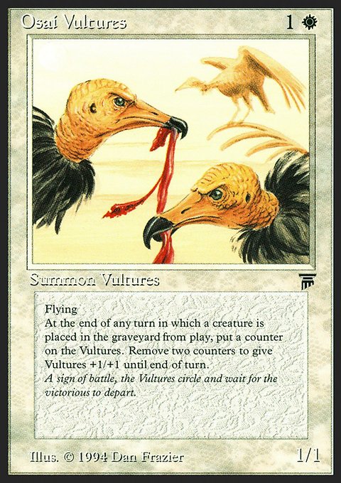 Osai Vultures, Legends #29, Magic: The Gathering card