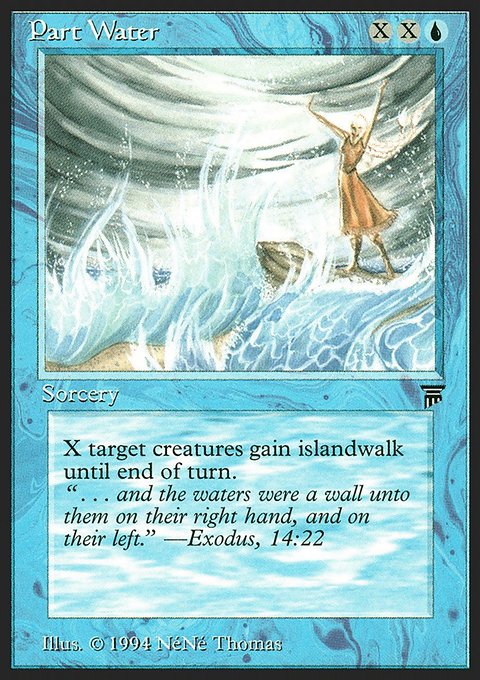 Part Water, Legends #66, Magic: The Gathering card