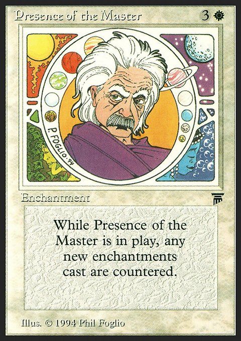 Presence of the Master, Legends #31, Magic: The Gathering card