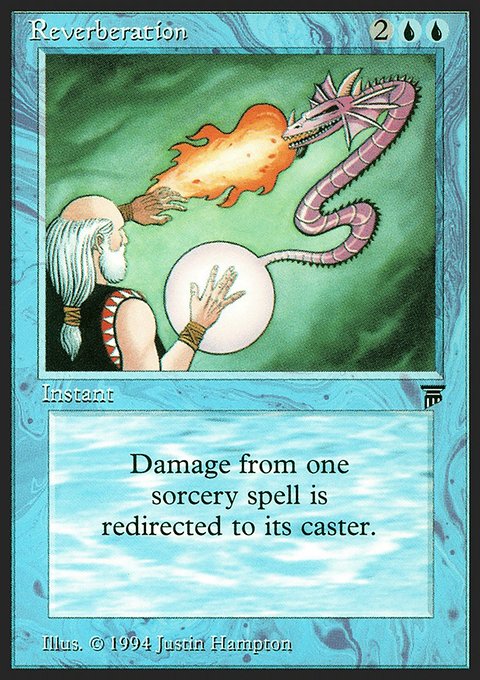 Reverberation, Legends #74, Magic: The Gathering card