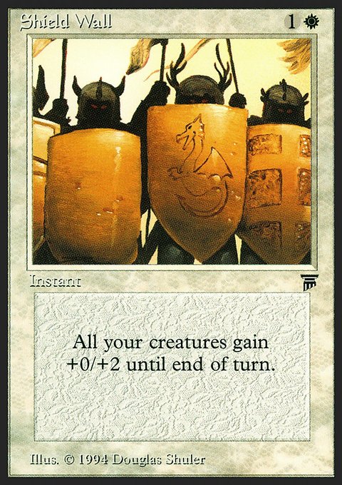 Shield Wall, Legends #36, Magic: The Gathering card