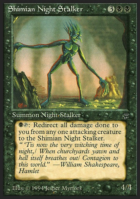 Shimian Night Stalker, Legends #116, Magic: The Gathering card