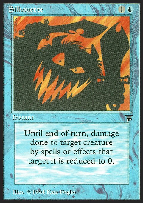 Silhouette, Legends #77, Magic: The Gathering card