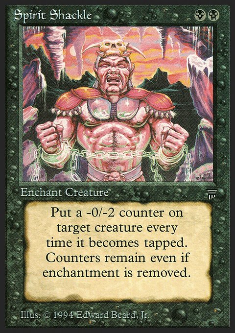 Spirit Shackle, Legends #117, Magic: The Gathering card