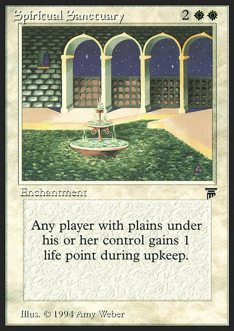 Spiritual Sanctuary, Legends #38, Magic: The Gathering card