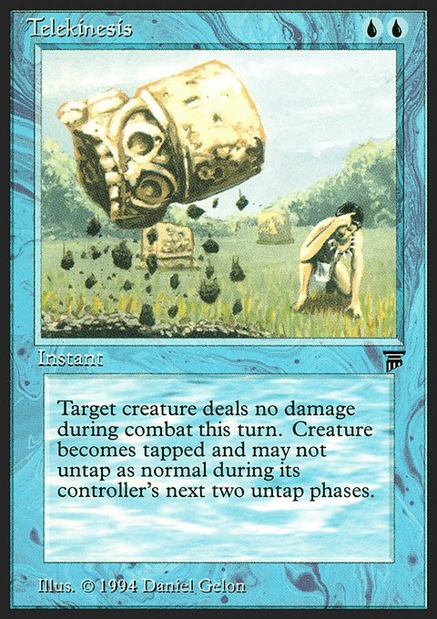 Telekinesis, Legends #79, Magic: The Gathering card