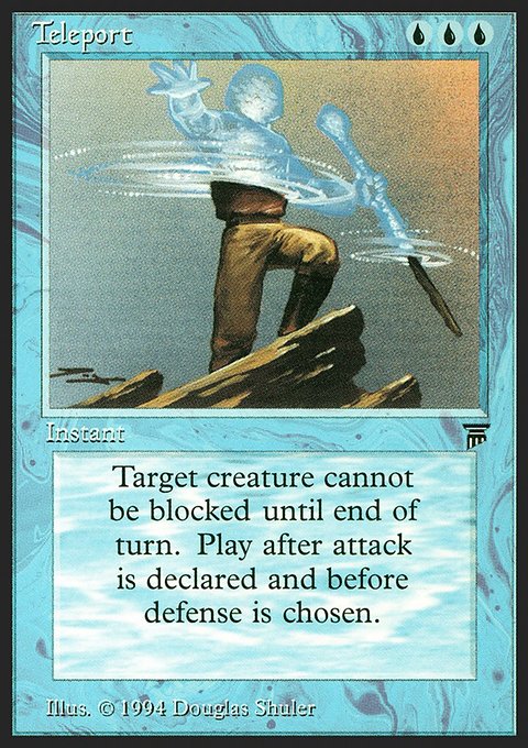 Teleport, Legends #80, Magic: The Gathering card