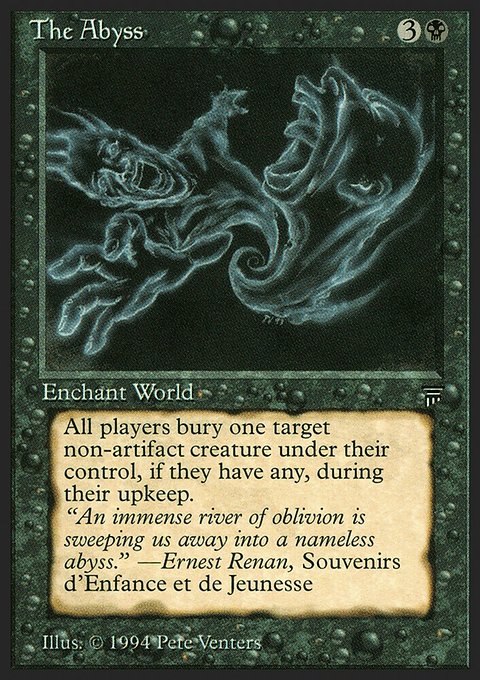 The Abyss, Legends #120, Magic: The Gathering card