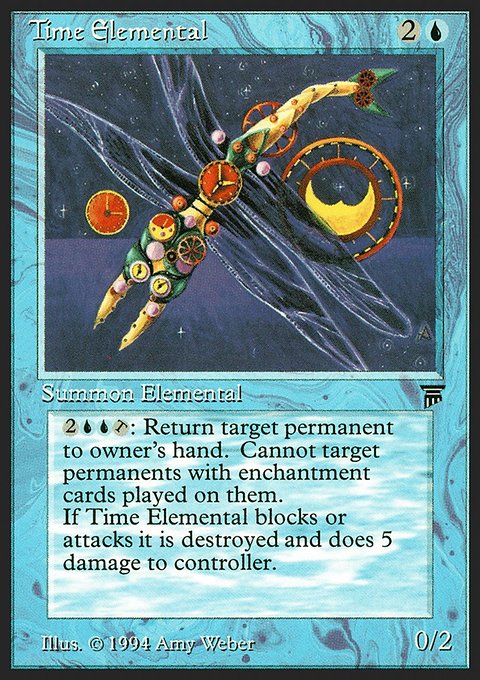 Time Elemental, Legends #81, Magic: The Gathering card