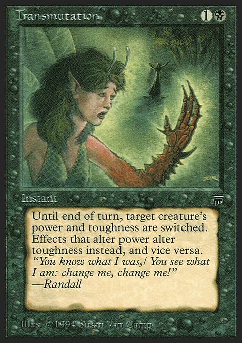 Transmutation, Legends #123, Magic: The Gathering card