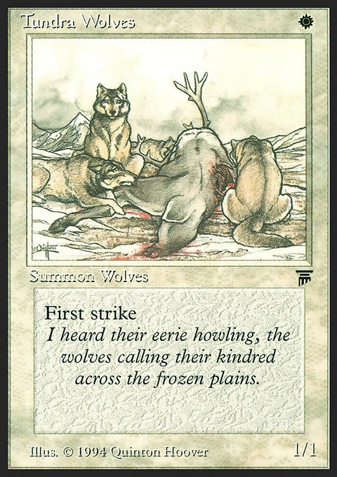 Tundra Wolves, Legends #40, Magic: The Gathering card