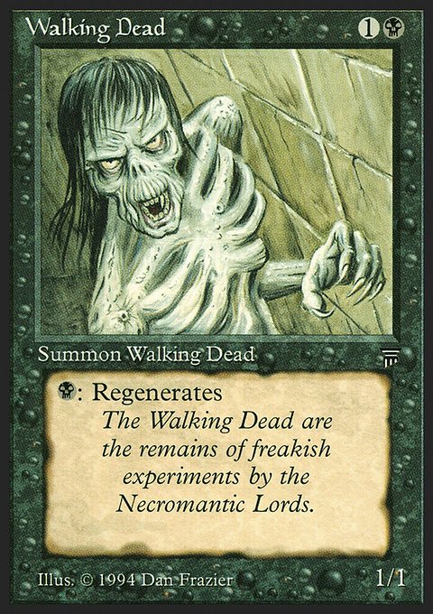 Walking Dead, Legends #126, Magic: The Gathering card