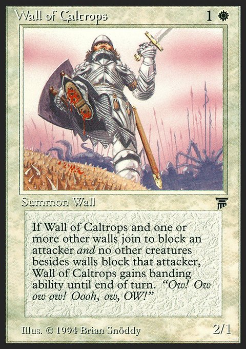 Wall of Caltrops, Legends #42, Magic: The Gathering card