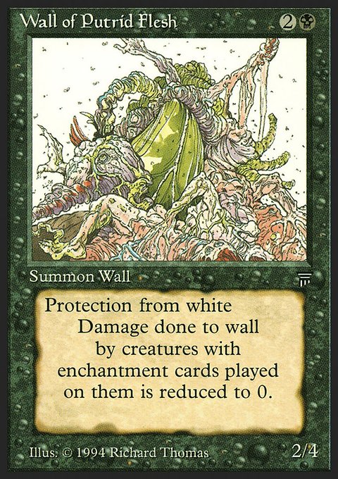 Wall of Putrid Flesh, Legends #127, Magic: The Gathering card