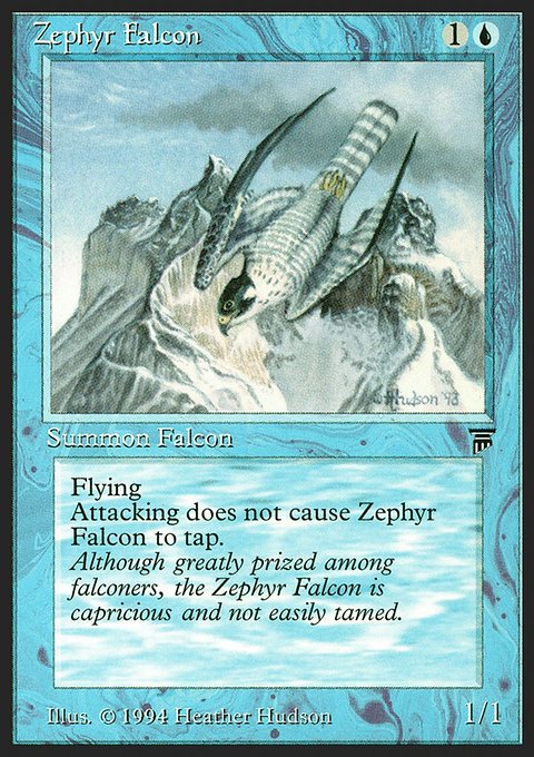 Zephyr Falcon, Legends #86, Magic: The Gathering card