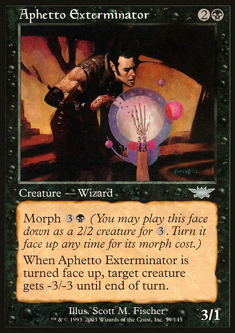 Aphetto Exterminator, Legions #59, Magic: The Gathering card