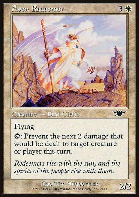 Aven Redeemer, Legions #3, Magic: The Gathering card