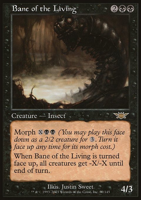 Bane of the Living, Legions #60, Magic: The Gathering card